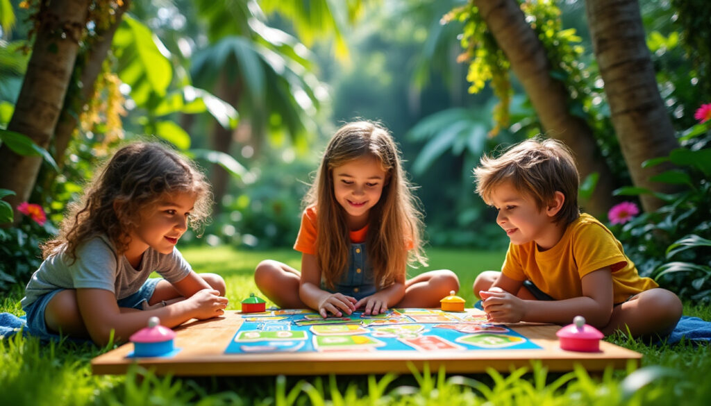 découvrez jeux dans la jungle, un jeu captivant qui combine stratégie et divertissement pour petits et grands. défiez vos amis et votre famille dans cet univers exotique plein d’aventures !