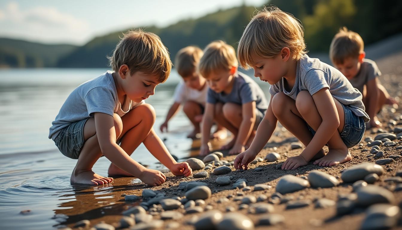 découvrez comment les jeux avec des cailloux offrent aux enfants d'aujourd'hui une expérience ludique, simple et créative, favorisant l'imagination, la motricité et le lien avec la nature.
