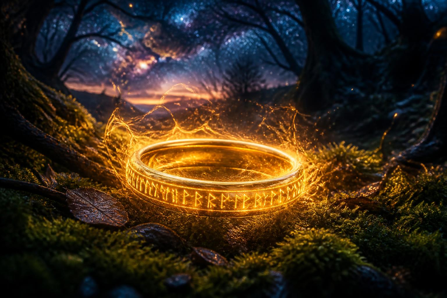 découvrez la symbolique profonde et le pouvoir mystique de l'anneau unique dans l'univers de magic, un artefact légendaire chargé de magie et de mystère.