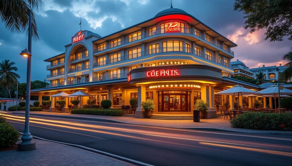 découvrez le charme unique du casino reef hotel casino à cairns, australie, alliant divertissement, luxe et une expérience inoubliable au cœur de la grande barrière de corail.