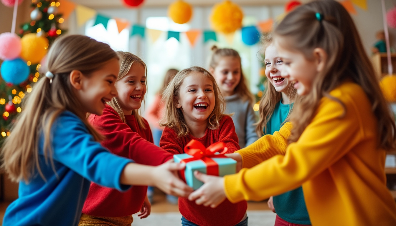 découvrez le jeu du cadeau qui passe de main en main, une activité conviviale idéale pour animer vos fêtes. partagez des rires et créez des souvenirs inoubliables autour d’un moment ludique et chaleureux.