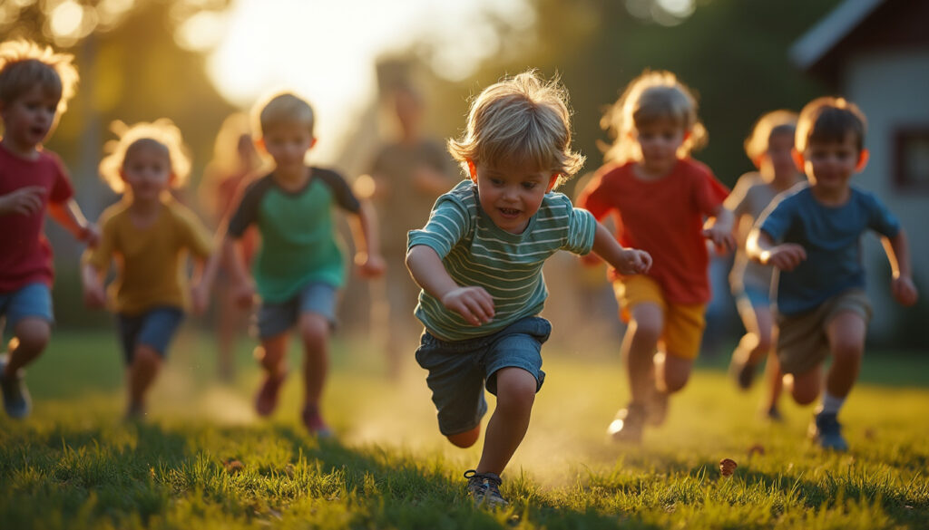 organisez une partie du jeu du crocodile en plein air ! idéal pour les enfants, ce jeu dynamique promet rires, activité physique et amusement garanti lors de vos sorties ou anniversaires.