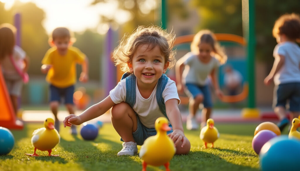 découvrez comment le jeu duck duck goose favorise le développement social, moteur et émotionnel des enfants dans les structures périscolaires, tout en renforçant l’apprentissage et la coopération.