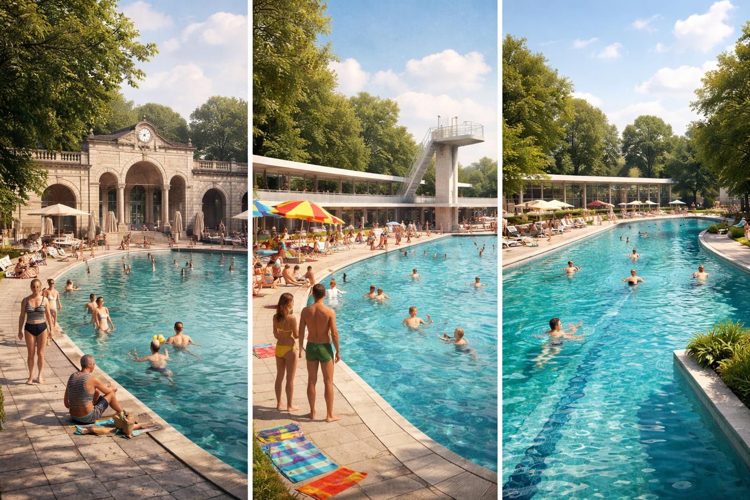 découvrez l'histoire fascinante et l'évolution des piscines des sceaux au fil des années, de leur création à leur transformation moderne.