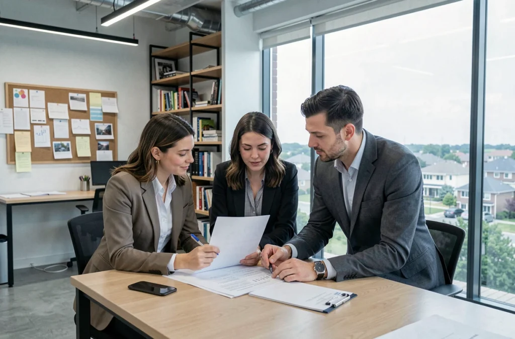 L'équipe de l'Agence Forever Event en réunion de planification dans leurs bureaux modernes du Val-de-Marne